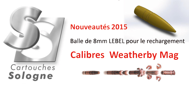 Du nouveau pour 2015 chez Cartouches Sologne