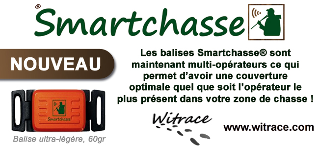 Nouveau Les balises Smartchasse® sont  maintenant multi-opérateurs